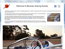 Tablet Screenshot of beverley-soaring.org.au